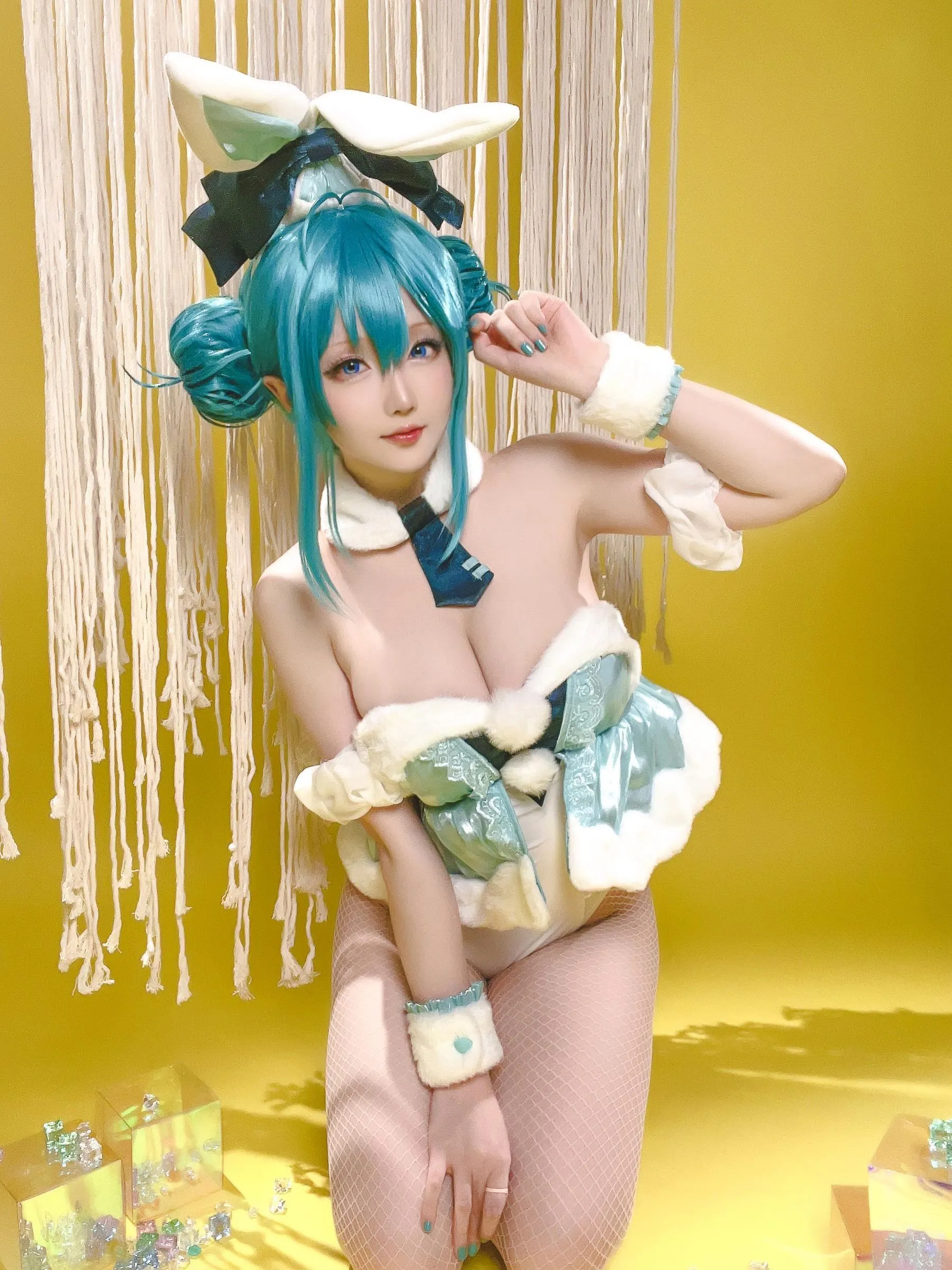 星之迟迟 – NO.158 23年9月计划A 初音未来 白兔女郎 [77P]插图3